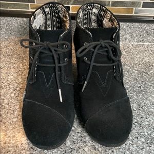 TOMS Desert Wedge Bootie